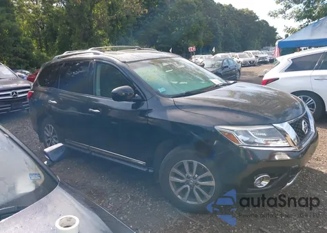 2015 Nissan Pathfinder Sl z USA, uszkodzony, nr VIN 5N1AR2MM9FC687193